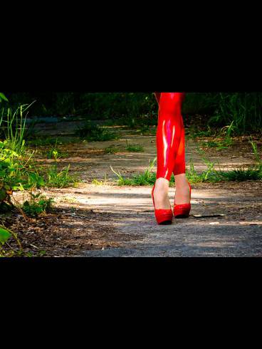 getragene Nylons und Pumps von Herrin Genoveva 8