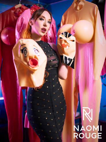 3 Stunden Latex Special mit Gummidomme Naomi Rouge 6
