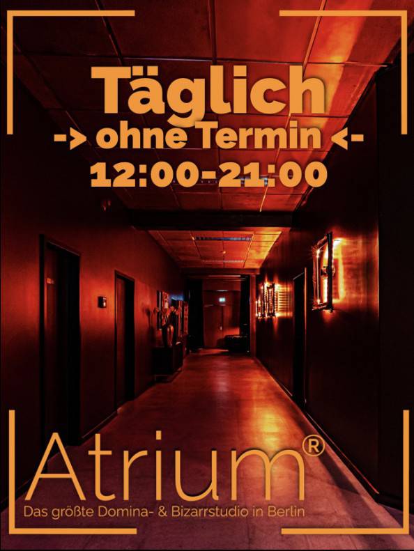 Atrium - Das größte Domina- & Bizarrstudio in Berlin