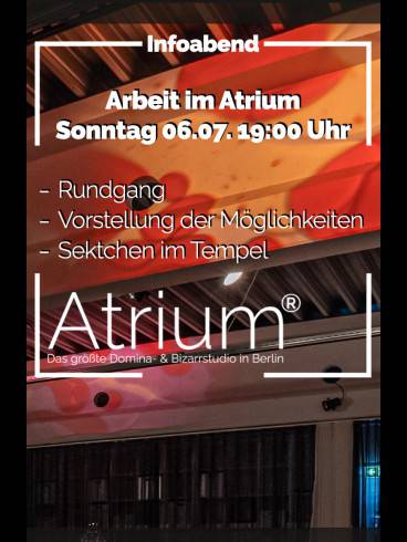Infoabend - Sexarbeit im Atrium - Domina/Dominus - 1