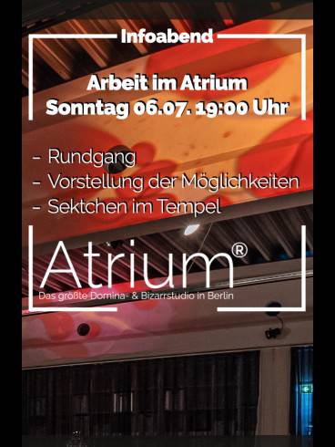 Infoabend -Sexarbeit im Atrium 1