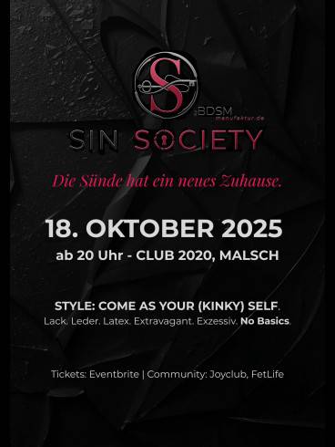 SIN SOCIETY - Die exzessive Playparty 6